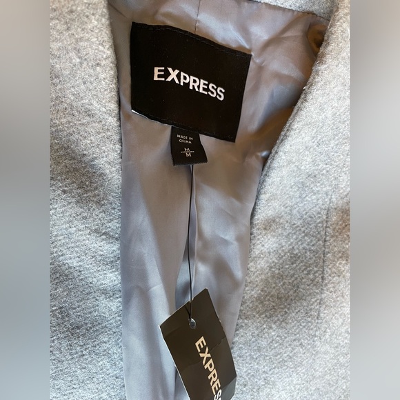 Express size medium wool blend pea coat new with tags - Picture 5 of 5